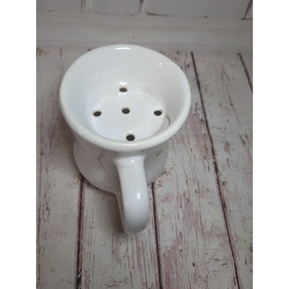 Vintage WADE Mens Shaving Mug Rolls-Royce 1909 White‎ Made In England